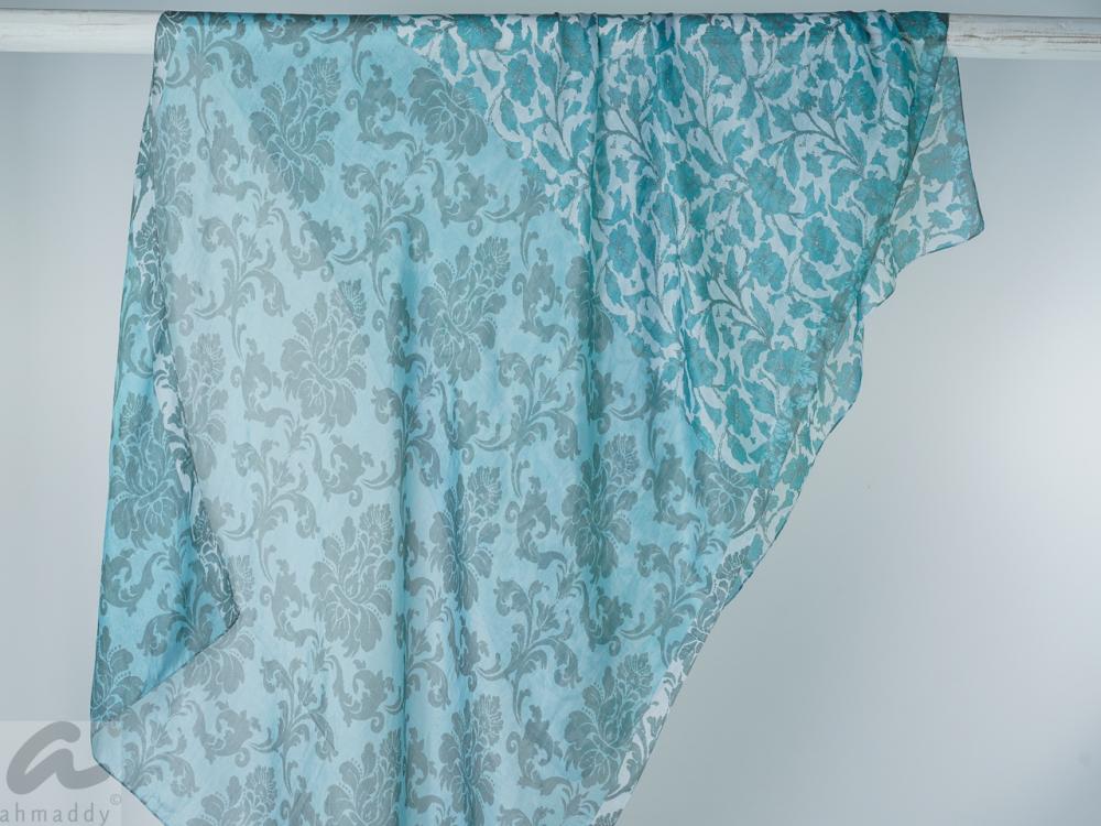 AHMADDY Seiden-Tuch mintgrün beige